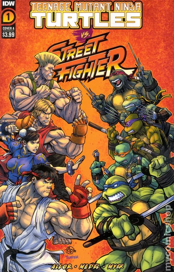 Teenage Mutant Ninja Turtles vs. Street Fighter cover