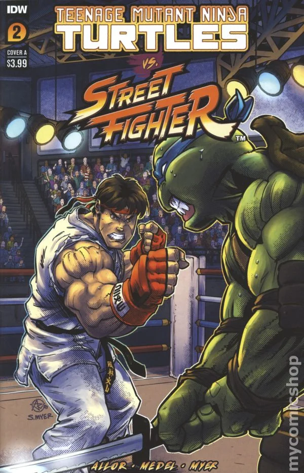 Cover for Teenage Mutant Ninja Turtles vs. Street Fighter #2