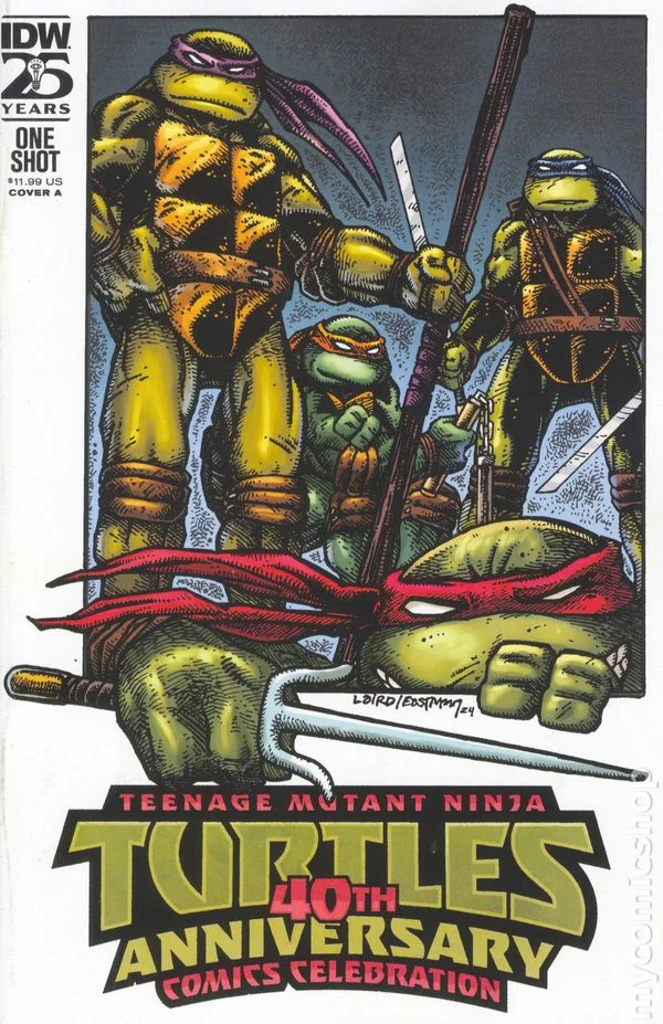 Teenage Mutant Ninja Turtles 40th Anniversary Comics Celebration cover