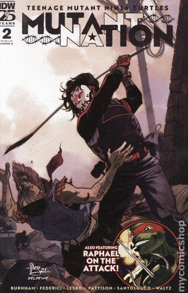 Cover for Teenage Mutant Ninja Turtles: Mutant Nation #2