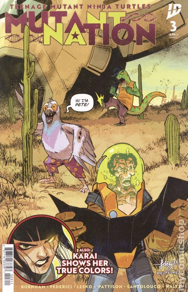 Cover for Teenage Mutant Ninja Turtles: Mutant Nation #3