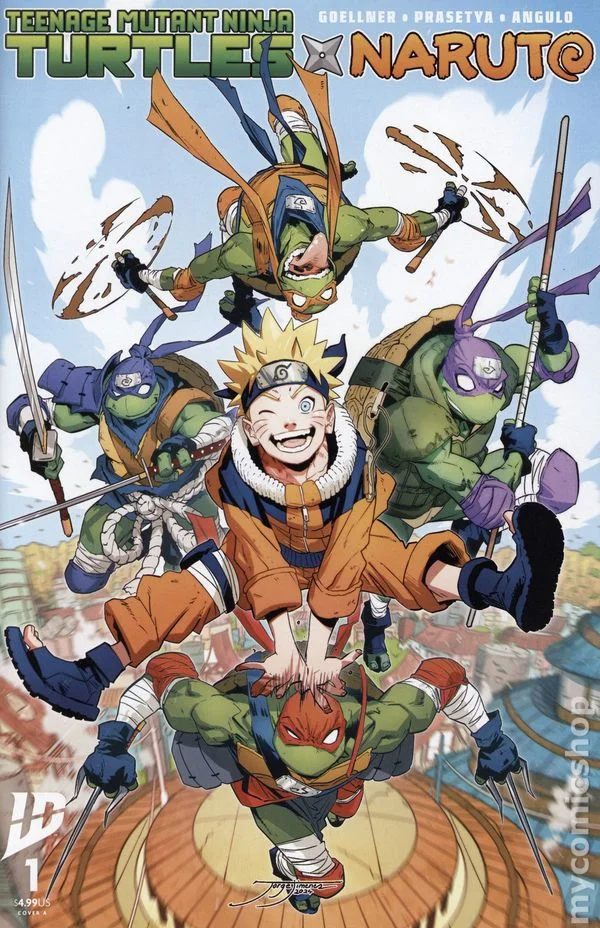 Teenage Mutant Ninja Turtles / Naruto cover
