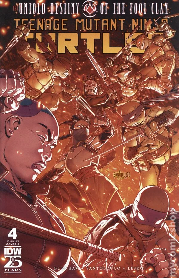Cover for Teenage Mutant Ninja Turtles: The Untold Destiny of the Foot Clan #4