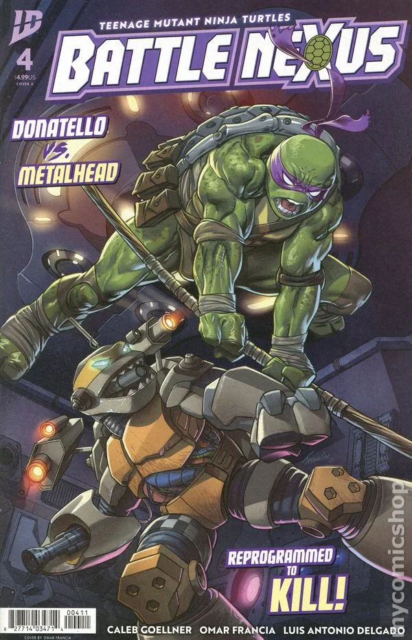 Cover for Teenage Mutant Ninja Turtles: Battle Nexus #4