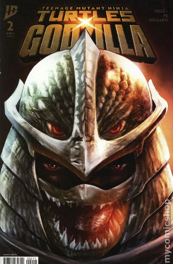 Cover for Teenage Mutant Ninja Turtles [TMNT] x Godzilla #2