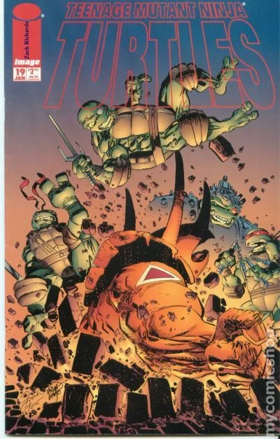 Cover for Teenage Mutant Ninja Turtles #19
