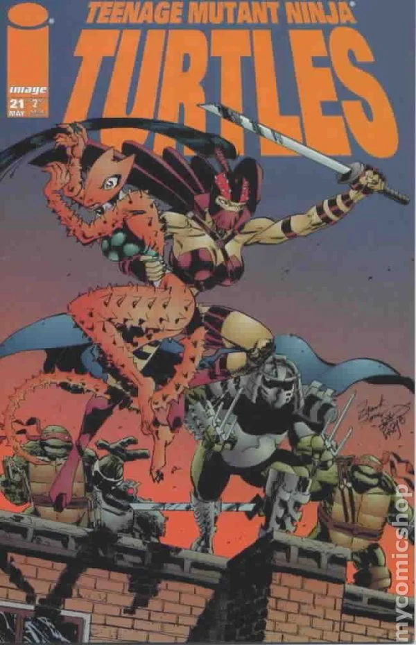 Cover for Teenage Mutant Ninja Turtles #21