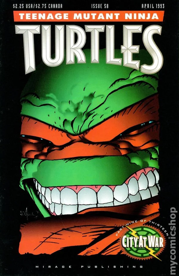 Cover for Teenage Mutant Ninja Turtles #58