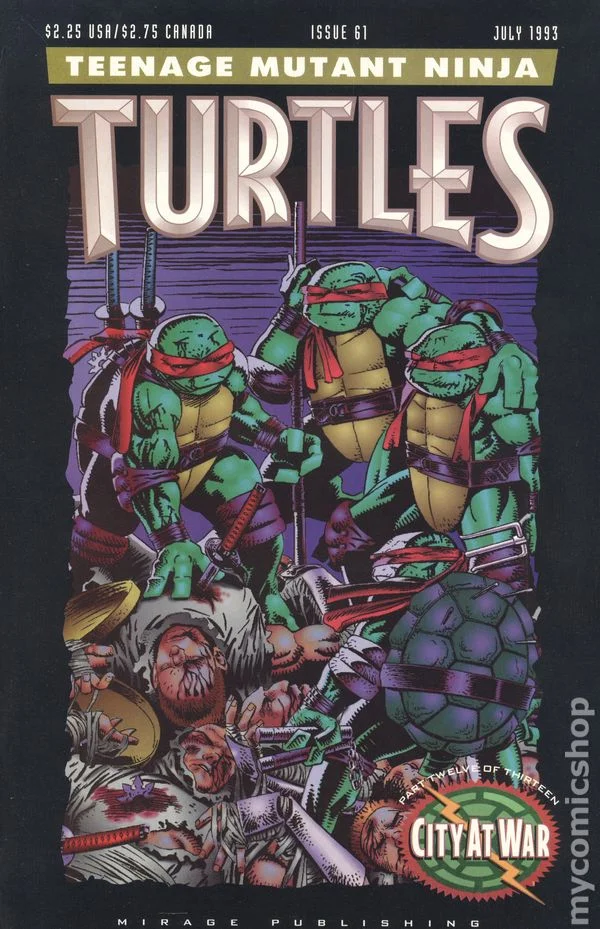 Cover for Teenage Mutant Ninja Turtles #61