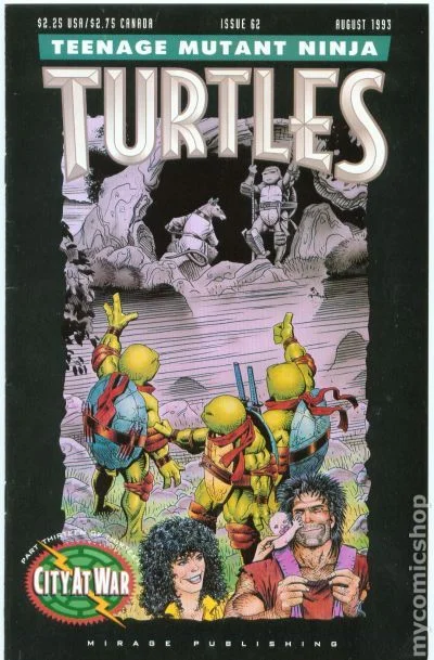 Cover for Teenage Mutant Ninja Turtles #62