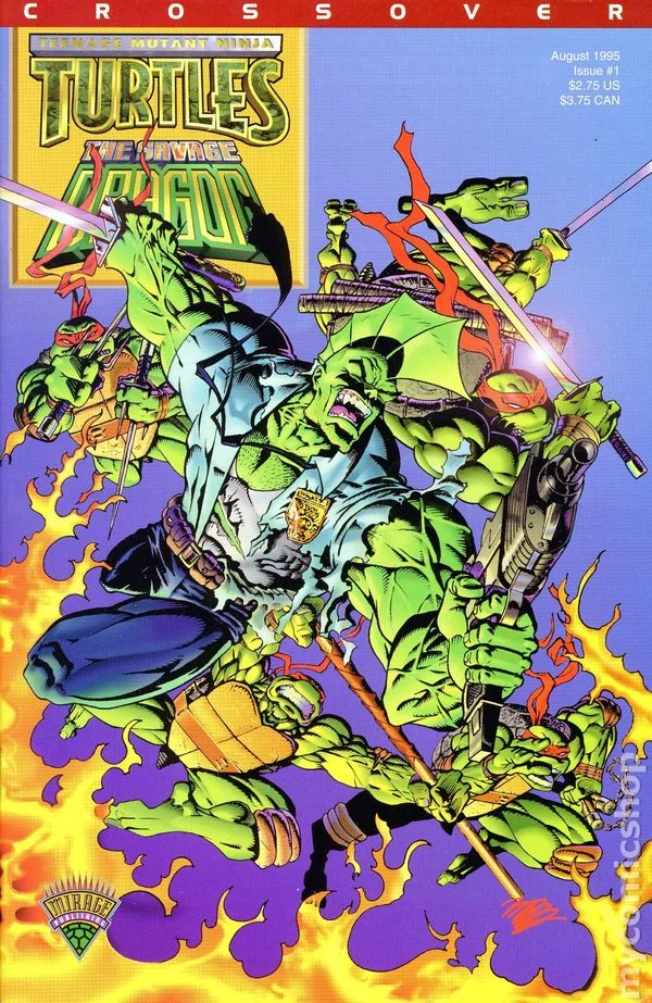 Teenage Mutant Ninja Turtles - Savage Dragon Crossover cover