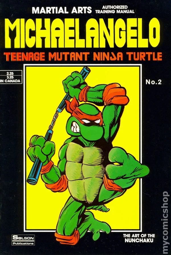 Cover for Teenage Mutant Ninja Turtles Authorized Martial Arts Training Manual #2