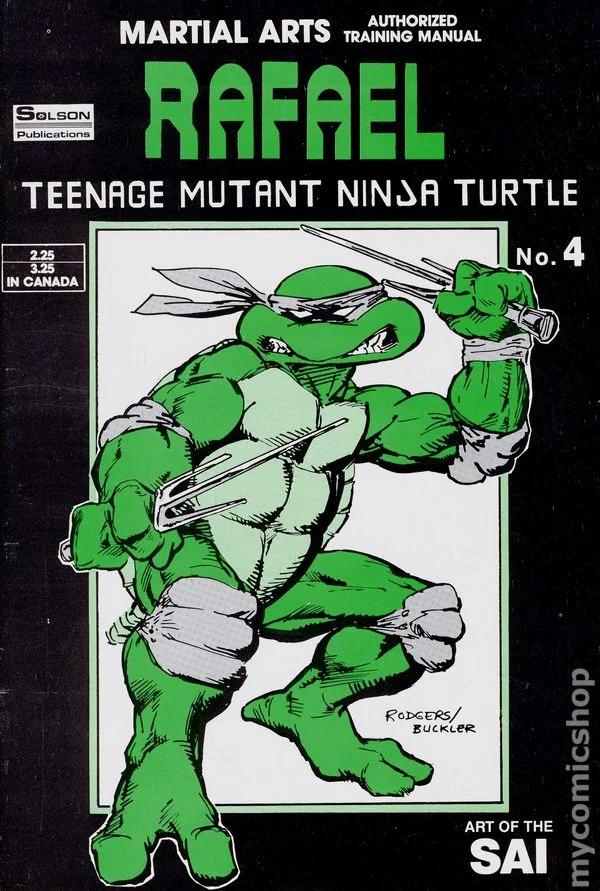 Cover for Teenage Mutant Ninja Turtles Authorized Martial Arts Training Manual #4
