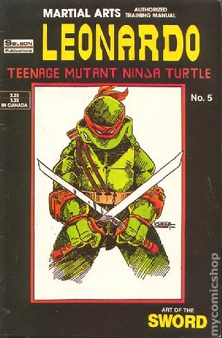 Cover for Teenage Mutant Ninja Turtles Authorized Martial Arts Training Manual #5