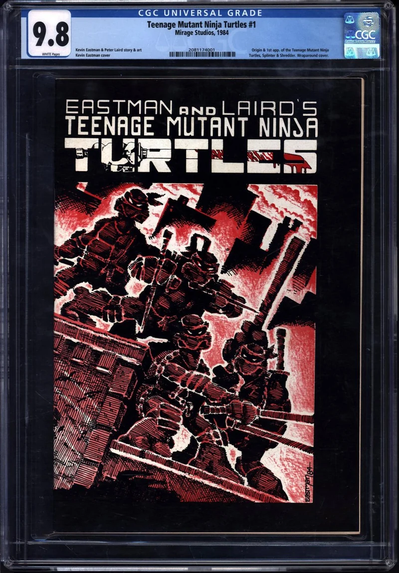 Teenage Mutant Ninja Turtles #1 CGC 9.8, the record $250,000 copy
