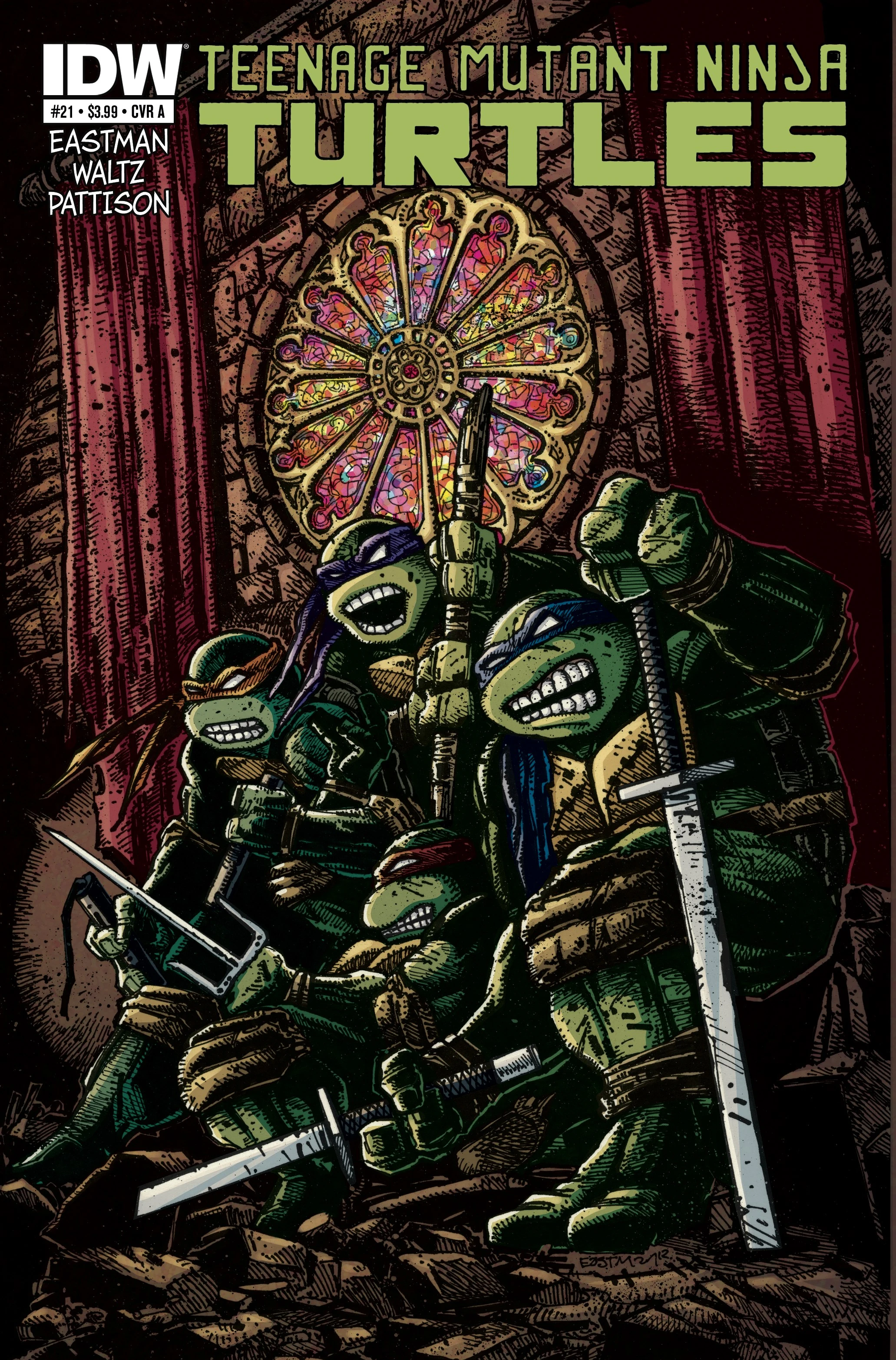 TMNT #21 City Fall prologue cover