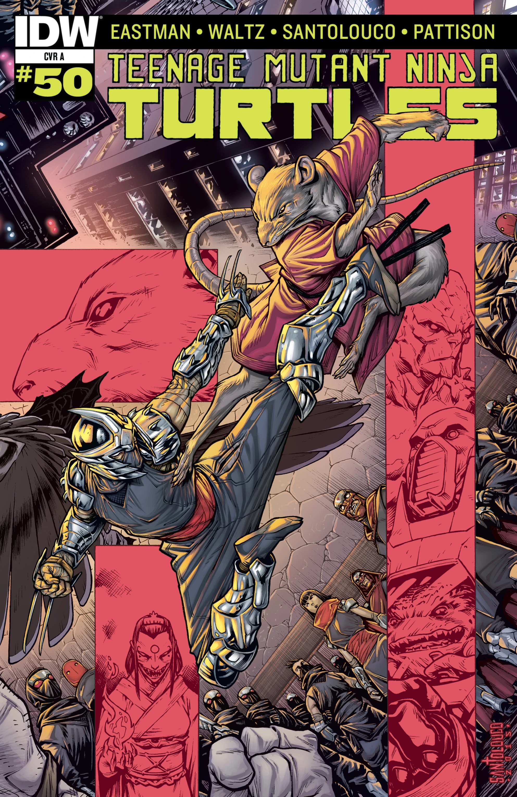 TMNT #50 Vengeance part 6 cover by Mateus Santolouco