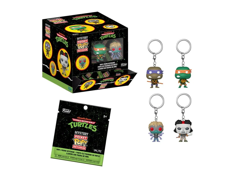 Teenage Mutant Ninja Turtles Box of 12 Random Pocket Pop! Keychains