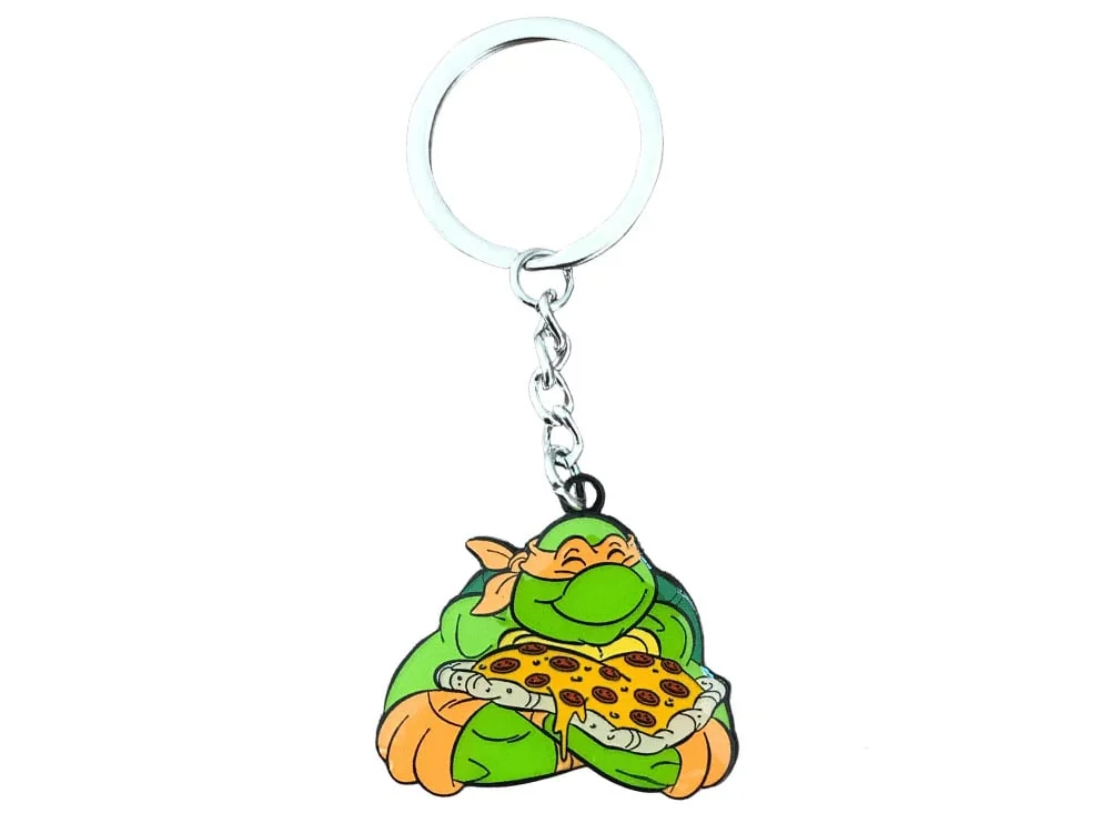Teenage Mutant Ninja Turtles I Love Pizza, Dude! Keychain