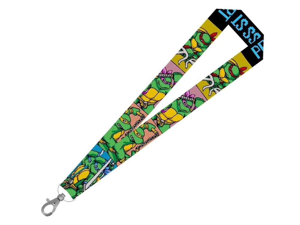 Teenage Mutant Ninja Turtles Press Start Character Select Lanyard