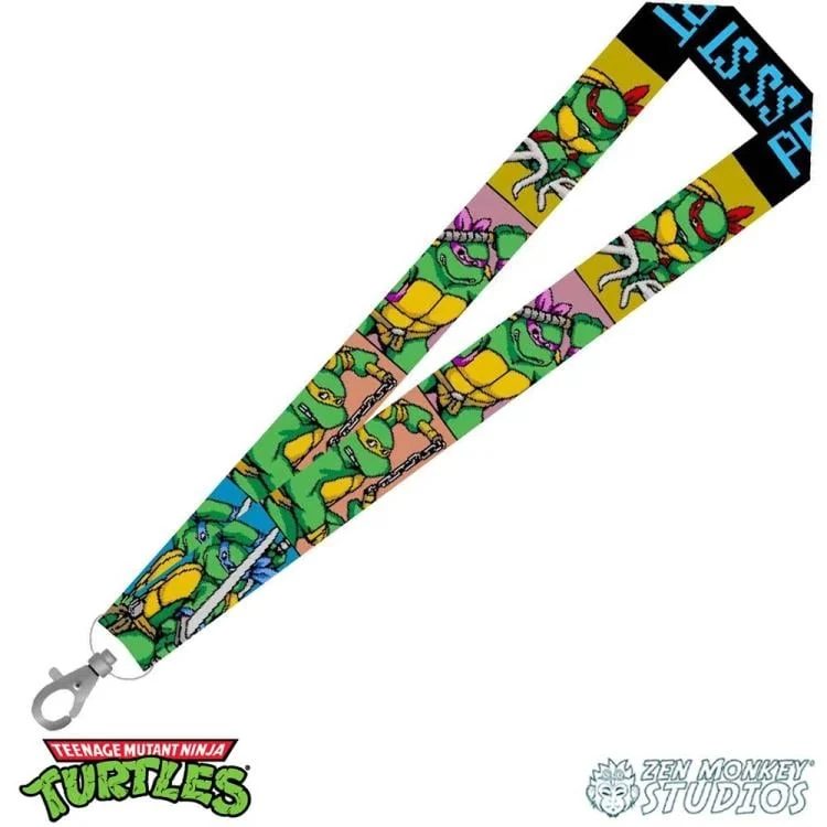 Teenage Mutant Ninja Turtles Press Start Character Select Lanyard 3