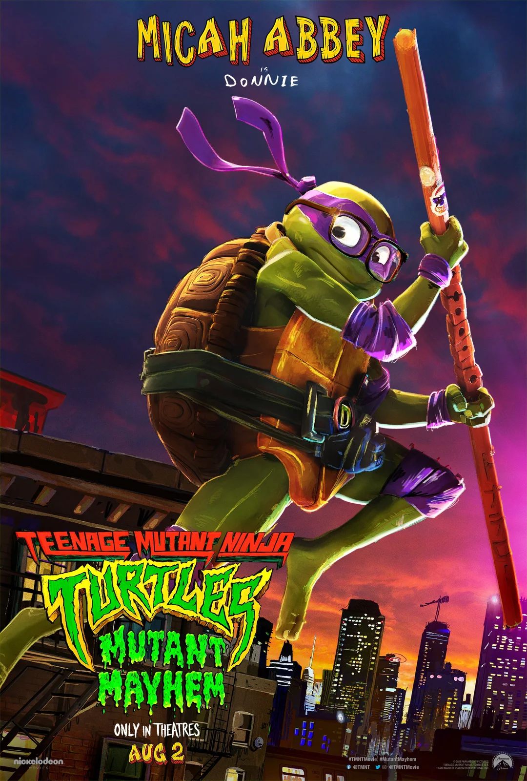Micah Abbey as Donatello