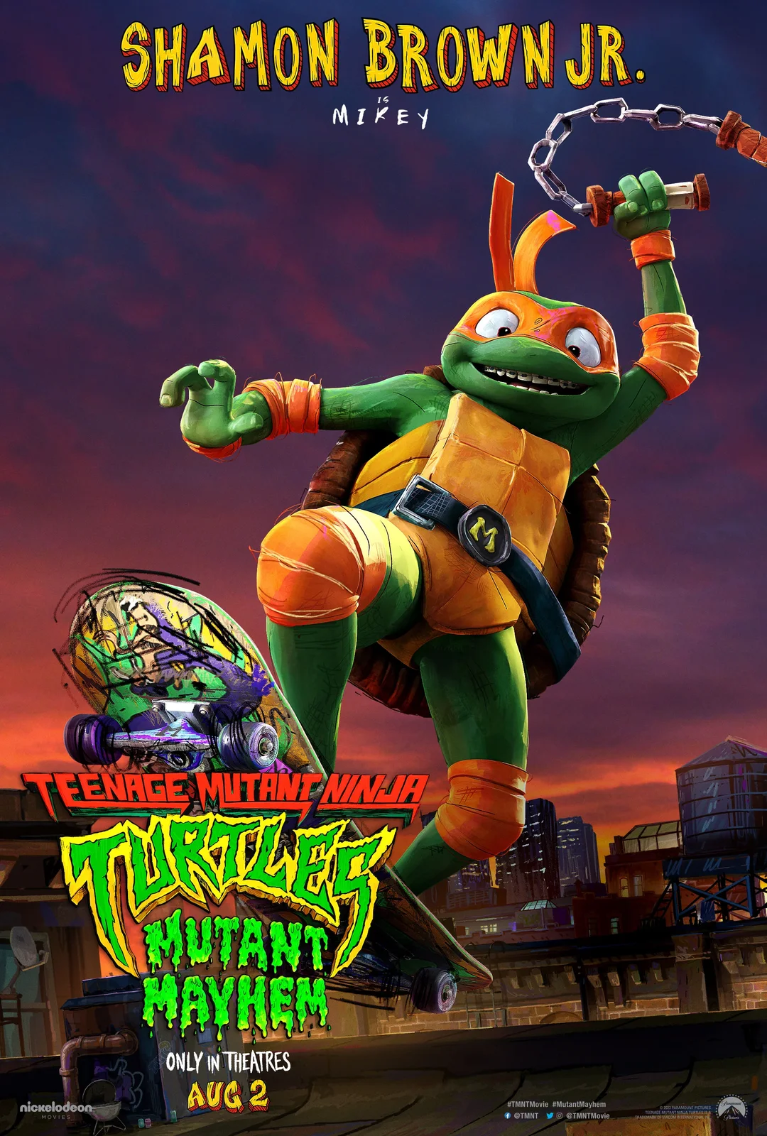 Shamon Brown Jr. as Michelangelo