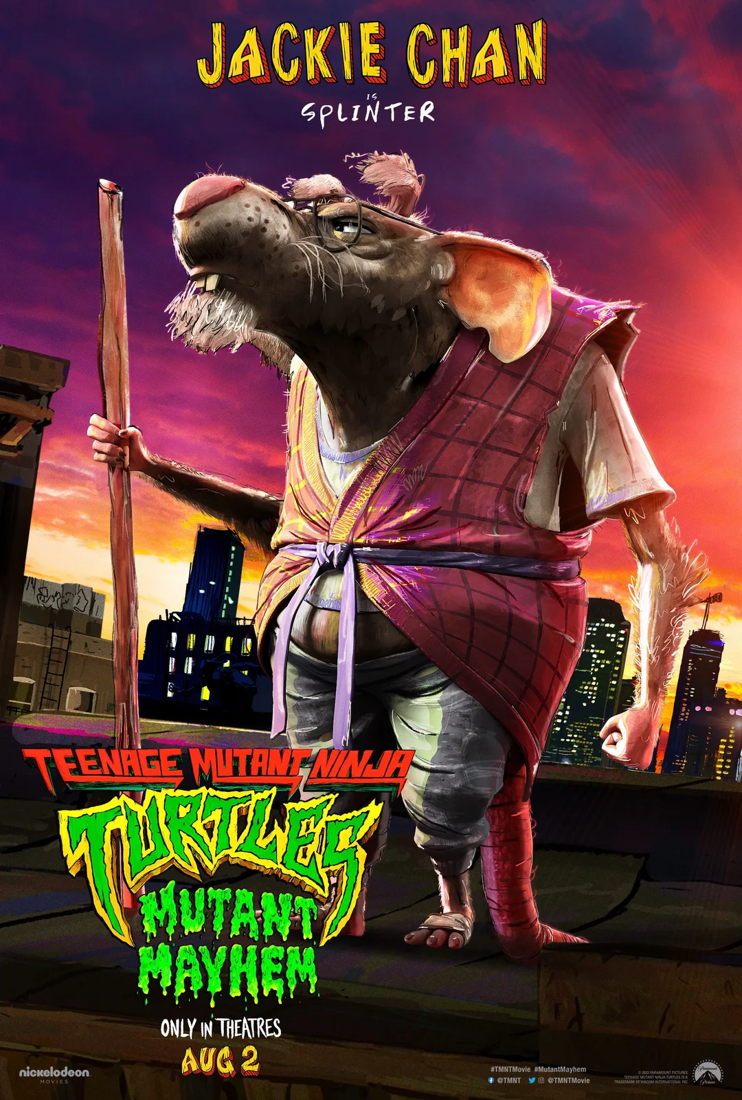 Jackie Chan as Splinter