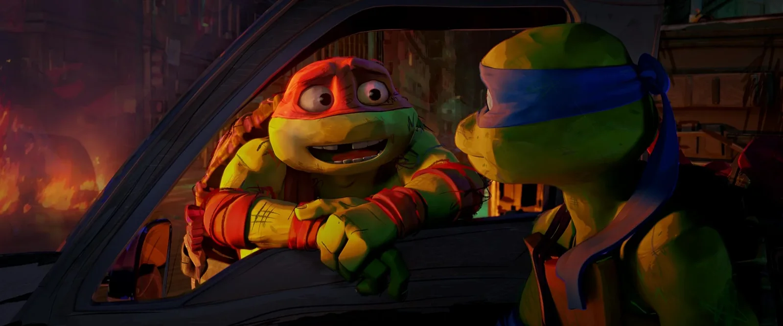Splinter watches over his sons.