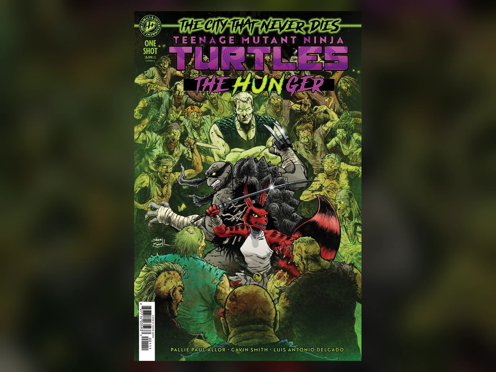 TMNT: The Hunger is on sale today and all five covers are orderable, incentives included