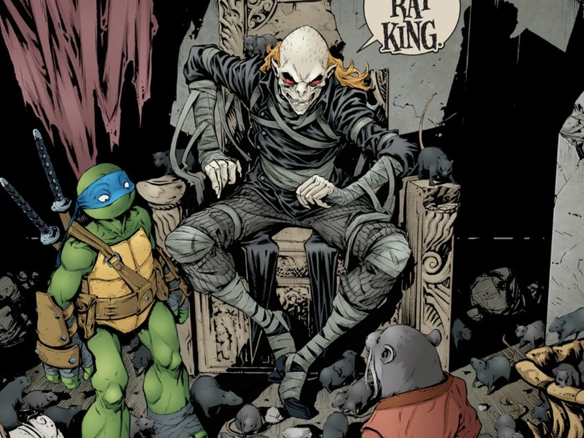 There is a Rat King on the cover of TMNT 27, and IDW will not say which one he is