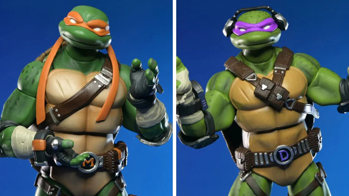 NECA Details Fortnite x TMNT Michelangelo and Donatello, at Target This Month
