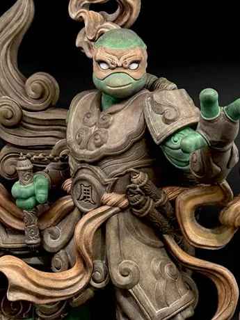 Teenage Mutant Ninja Turtles Furinkazan Michelangelo Limited Edition Statue 2
