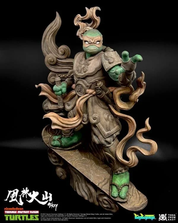 Teenage Mutant Ninja Turtles Furinkazan Michelangelo Limited Edition Statue 3
