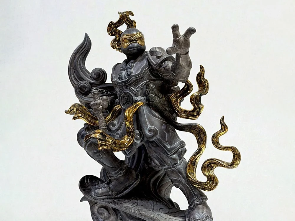Teenage Mutant Ninja Turtles x Tik Ka From East "Furinkazan" Mikey (Black & Gold Edition) Limited Edition Statue