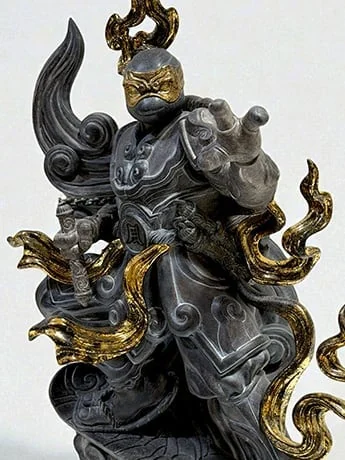 Teenage Mutant Ninja Turtles x Tik Ka From East "Furinkazan" Mikey (Black & Gold Edition) Limited Edition Statue 2