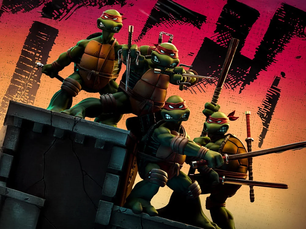 Teenage Mutant Ninja Turtles TMNT Set Deluxe 1/10 Art Scale Statue