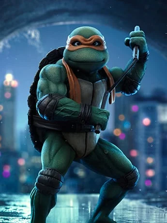 Teenage Mutant Ninja Turtles (1990) Michelangelo 1/10 Art Scale Limited Edition Statue 2