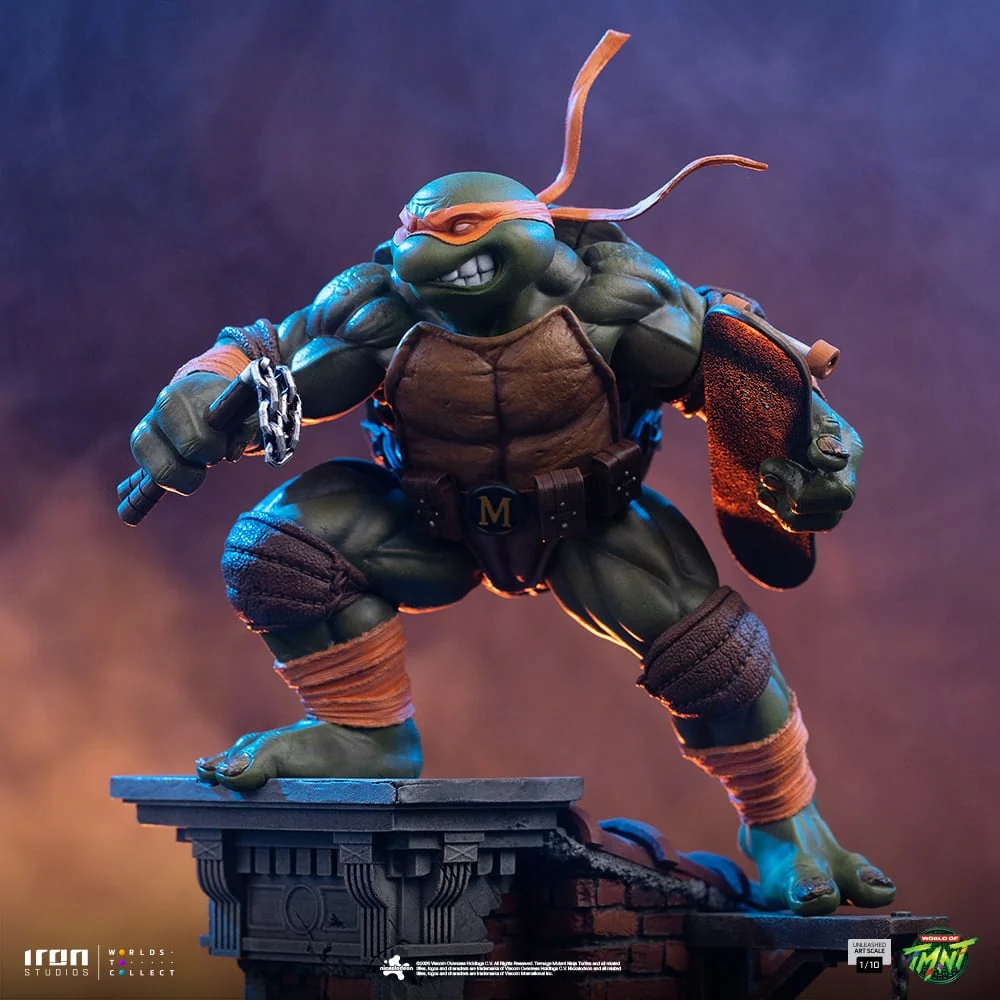 Teenage Mutant Ninja Turtles Unleashed Michelangelo 1/10 Art Scale Statue 3