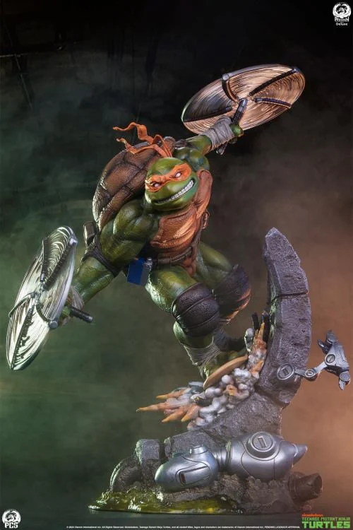 Teenage Mutant Ninja Turtles Legends Michelangelo Deluxe 1/3 Scale Limited Edition Statue 3