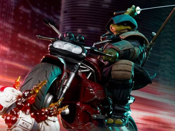 Teenage Mutant Ninja Turtles: The Last Ronin Michelangelo on Bike 1/4 Scale Limited Edition Statue