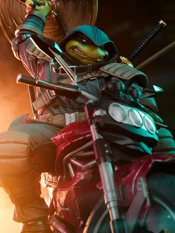 Teenage Mutant Ninja Turtles: The Last Ronin Michelangelo on Bike 1/4 Scale Limited Edition Statue 2