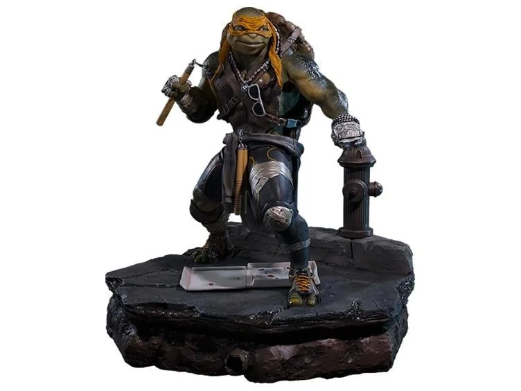 TMNT 2014 Movie Museum Masterline Michelangelo Statue