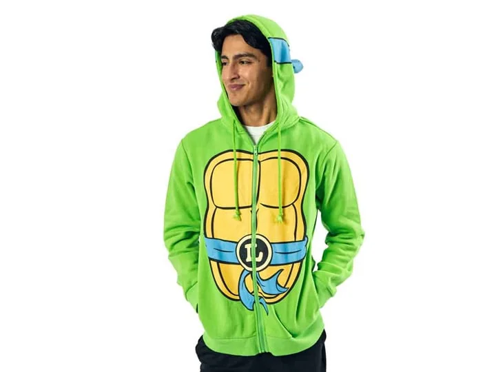 Teenage Mutant Ninja Turtles Leonardo Cosplay Zip-Up Hoodie