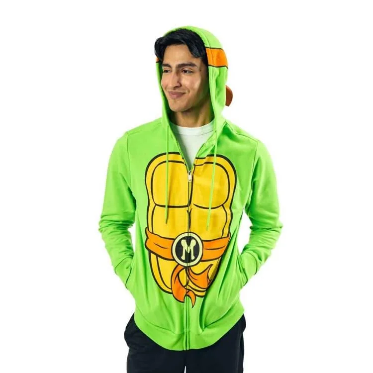 Teenage Mutant Ninja Turtles Michelangelo Cosplay Zip-Up Hoodie