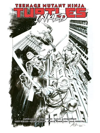 Teenage Mutant Ninja Turtles, Vol. 1: Return to New York, Inked Deluxe Edition