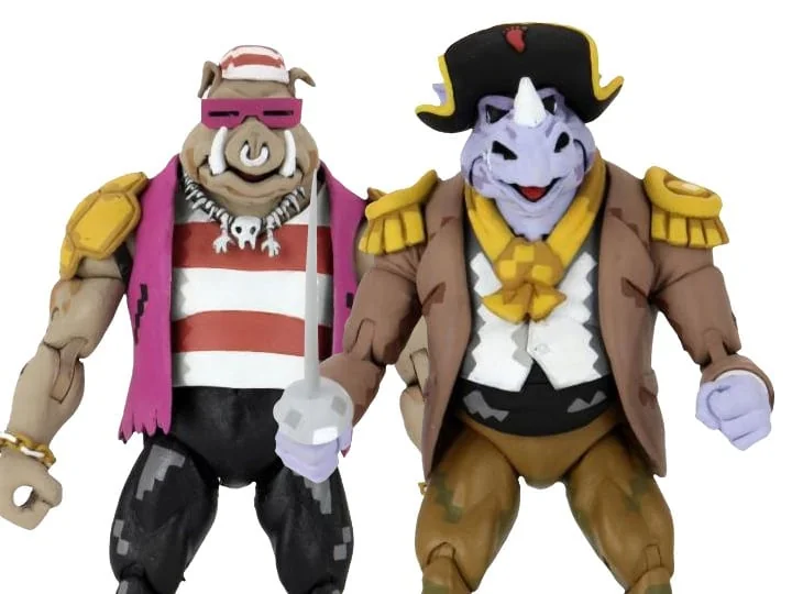 Teenage Mutant Ninja Turtles: Turtles in Time Pirate Rocksteady & Bebop Two-Pack