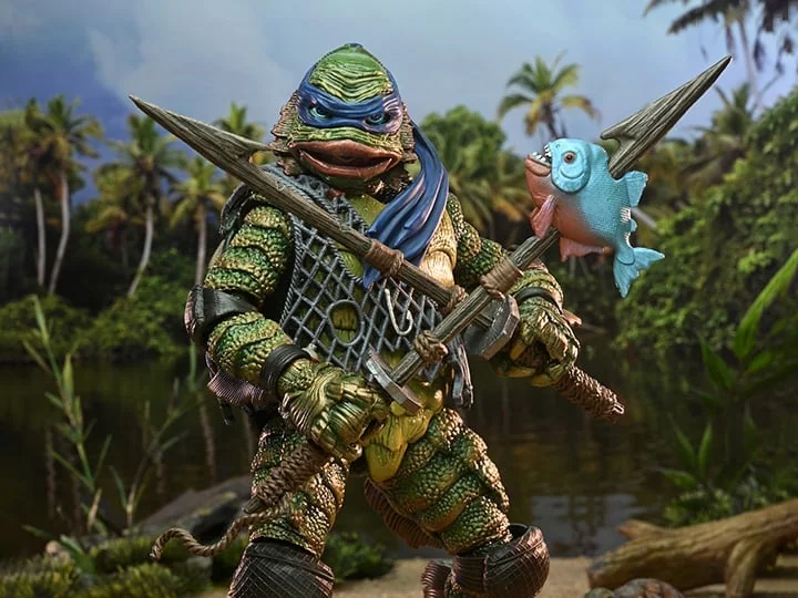 Universal Monsters x Teenage Mutant Ninja Turtles Ultimate Leonardo as The Creature