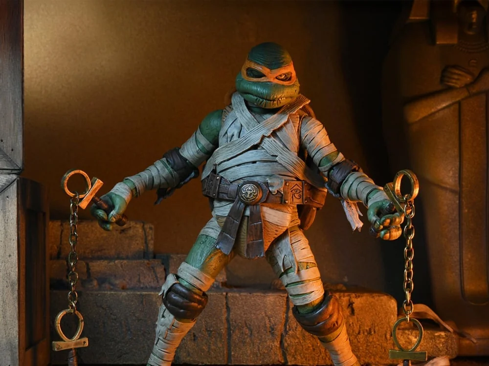 Universal Monsters x Teenage Mutant Ninja Turtles Ultimate Michelangelo as The Mummy