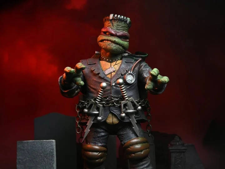 Universal Monsters x Teenage Mutant Ninja Turtles Ultimate Raphael as Frankenstein's Monster Action Figure